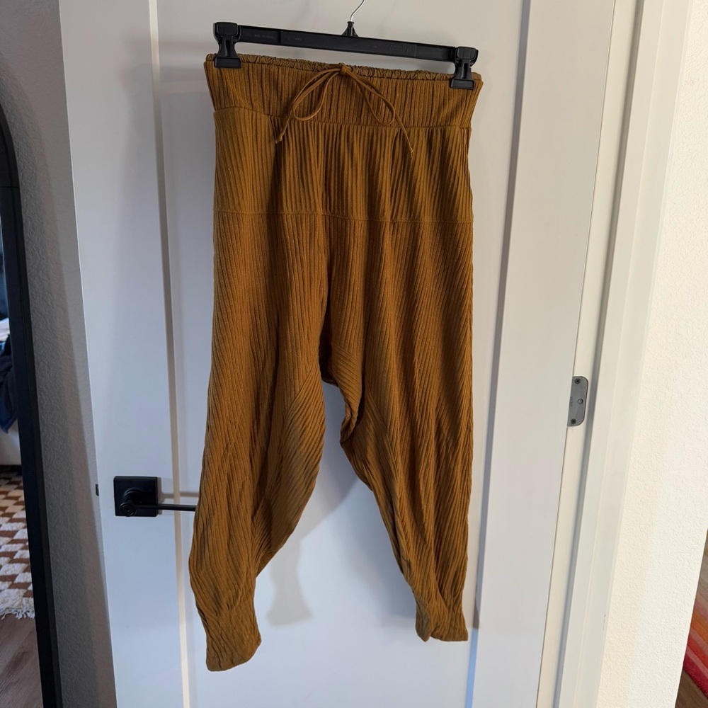 Free People harem ribbed sweats